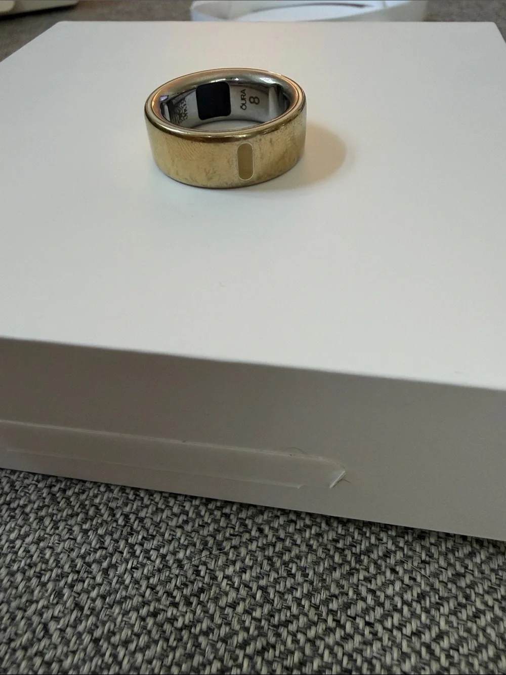 Oura Ring Gen 4 Size 8 Gold